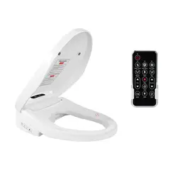 BE BLU - Tapa de Inodoro Inteligente BLU101 L White Bidet Baño WC Japonés