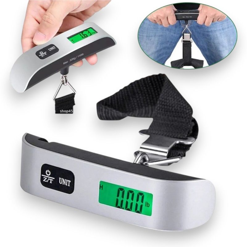 GENERICO - Pesa Digital De Mano Balanza Portatil Lcd Maleta Equipaje