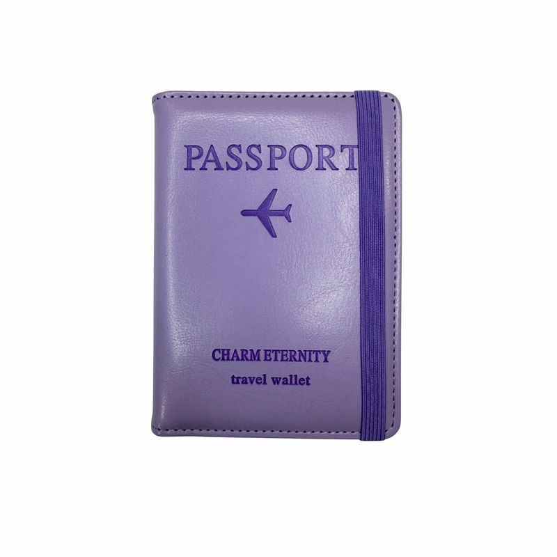GENERICO - Porta Pasaporte Documentos Funda Protectora Viaje Con Rfid