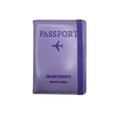 GENERICO - Porta Pasaporte Documentos Funda Protectora Viaje Con Rfid