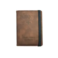 GENERICO - Porta Pasaporte Documentos Funda Protectora Viaje Con Rfid