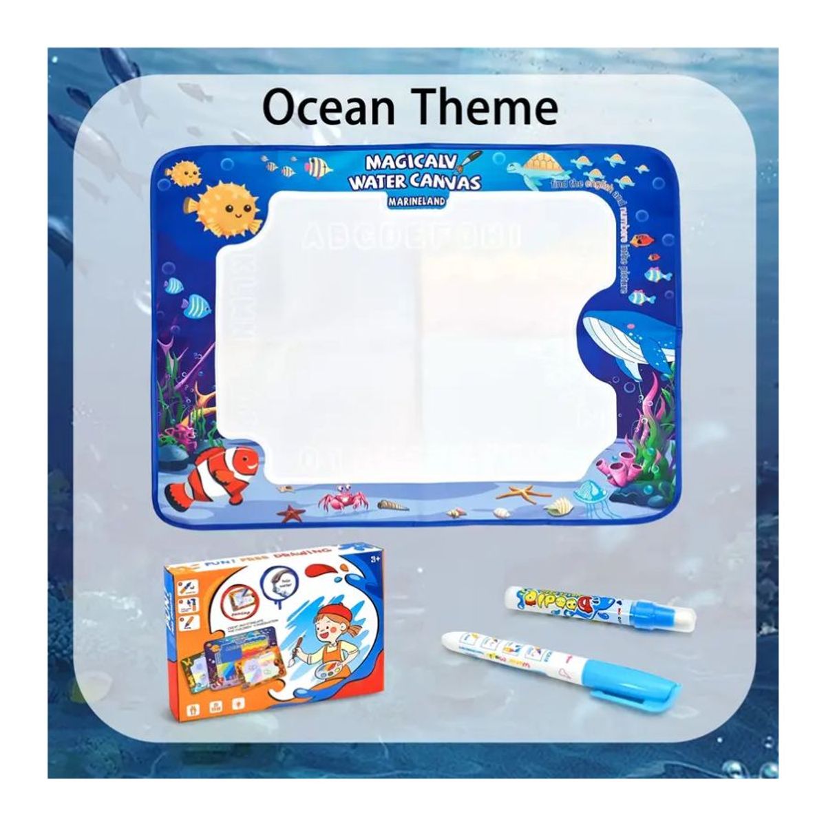 GENERICO - Alfombra Mágica Para Dibujar Reutilizable para Niños