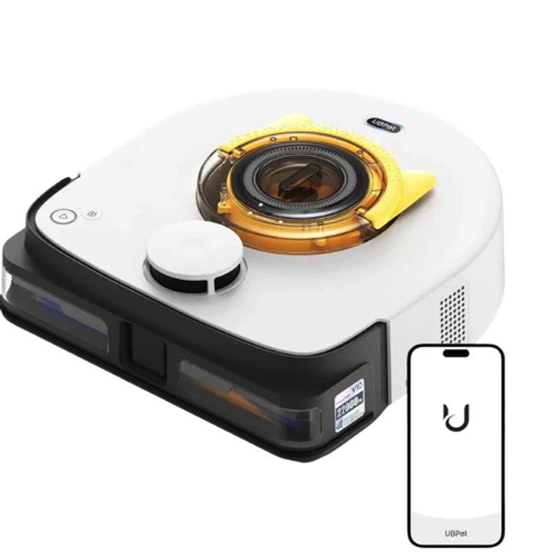 OEM - Ubpet V10 Robot aspirador para pelo de mascotas 22000PA Succion