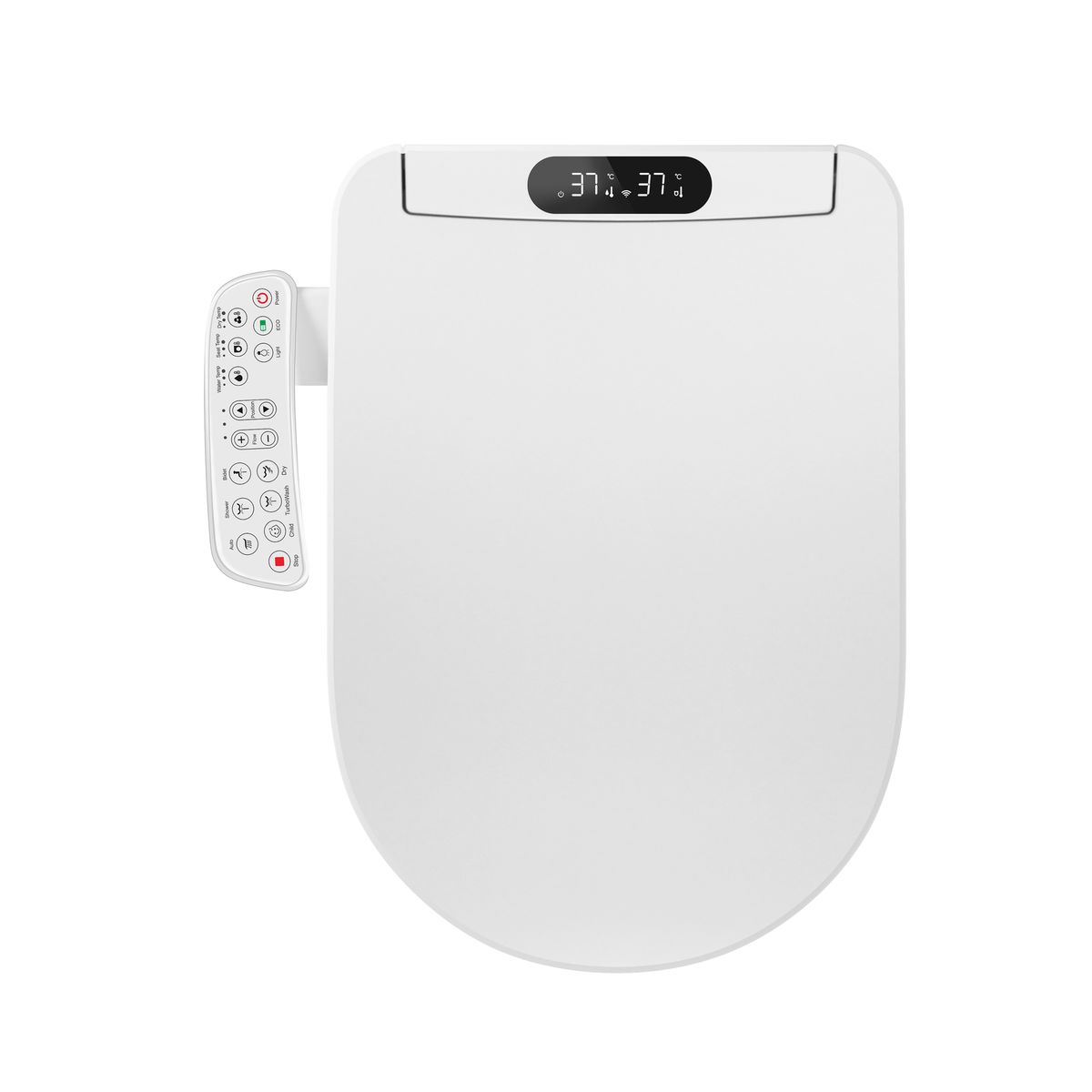 BE BLU - Tapa de Inodoro Inteligente BLU102 L Tipo U Baño Japonés