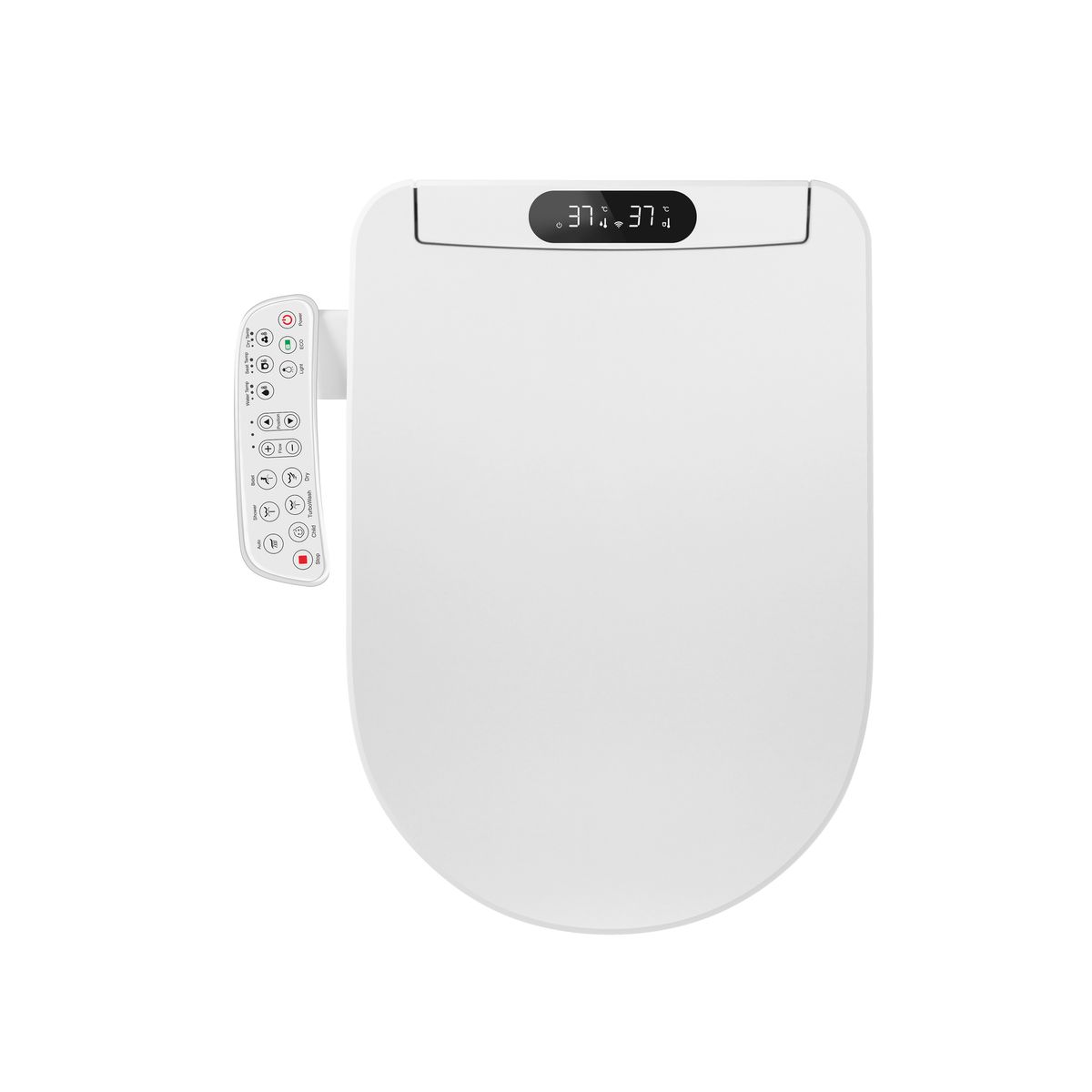 BE BLU - Tapa de Inodoro Inteligente BLU102 L Tipo U Baño Japonés