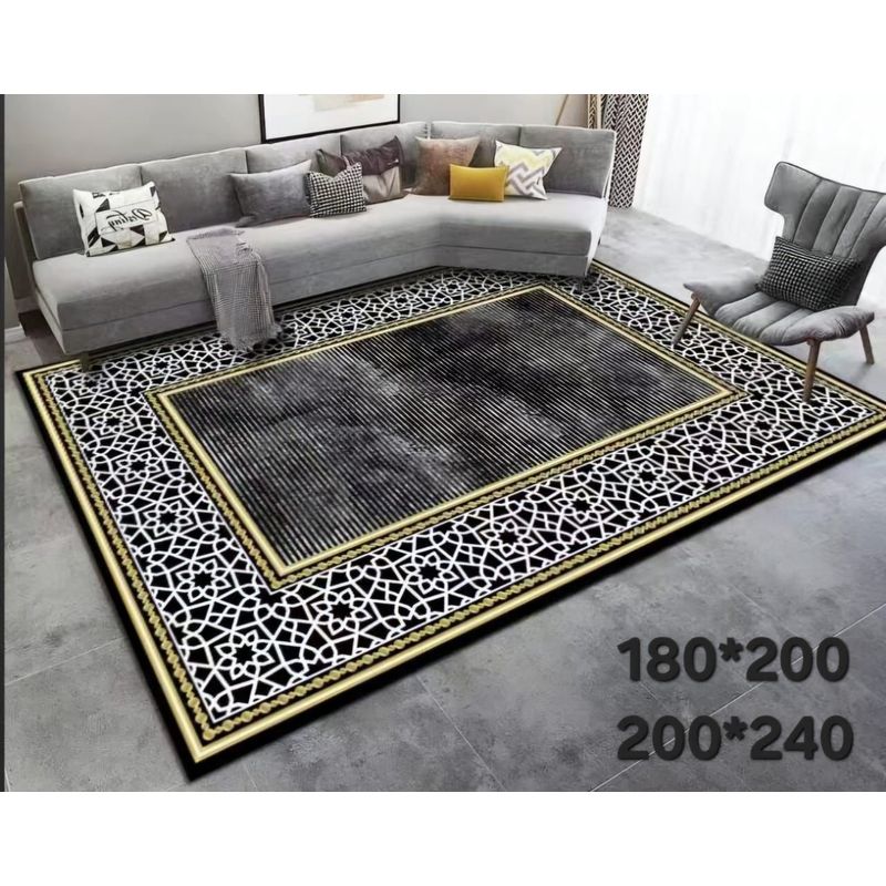 GENERICO - Alfombras de Living con Dieños - Tapete antideslizante 180x200cm A1