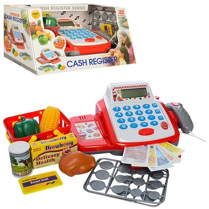 JAGIMA - Juguete Didactico Caja Registradora Supermercado Niños