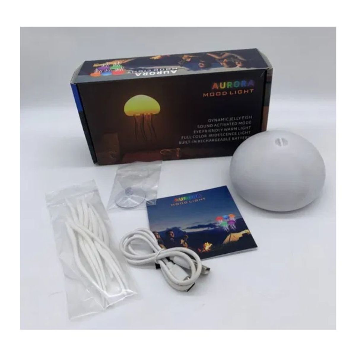 GENERICO - Luz Nocturna De Medusa Decorativa Con Alimentación USB