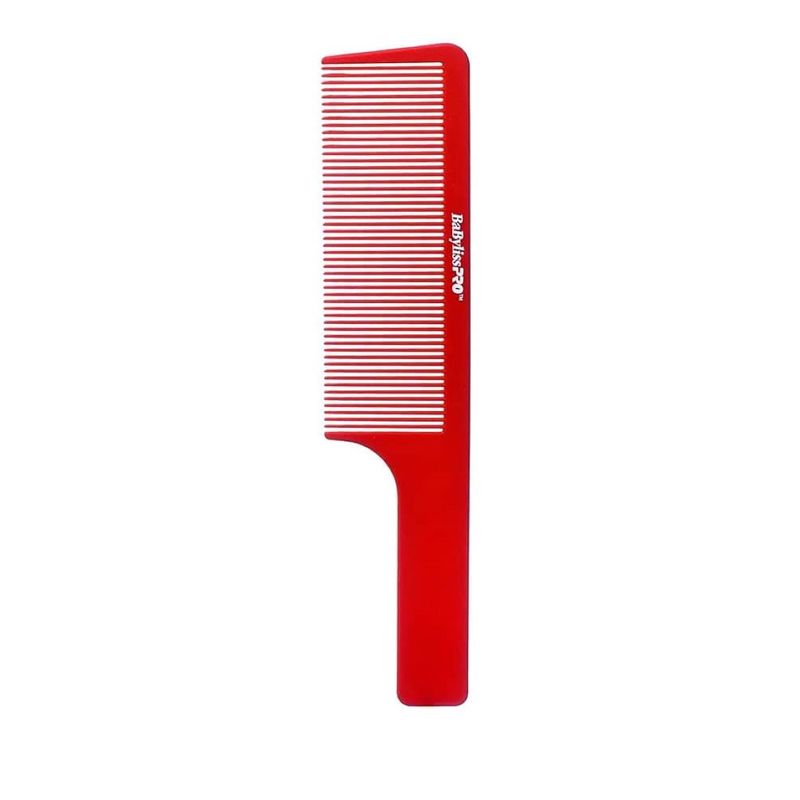BABYLISS PRO - Peine BabylissPro Barberlogy Corte Barberia 9Pulgadas Rojo
