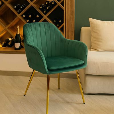 Imagen 2 del producto Pack x 2 Sitial Velluto Terciopelo Verde