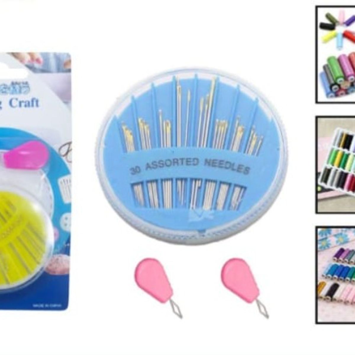 GENERICO - Set 24 Pasadores Agujas De Costura Acero Inoxidable