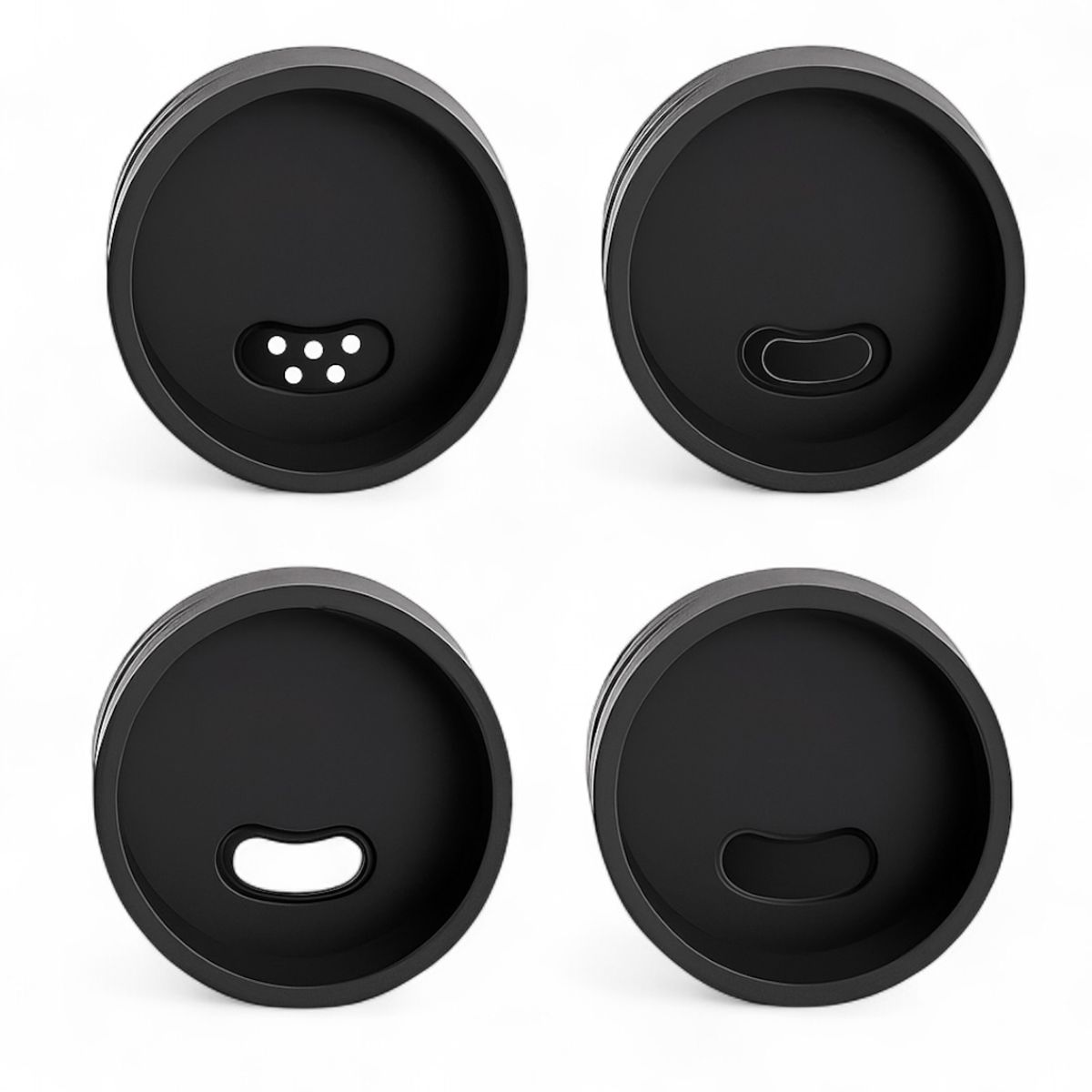 JAVIMATE - SET 6 ESPECIEROS GIRATORIO COCINA VIDRIO CONDIMENTOS