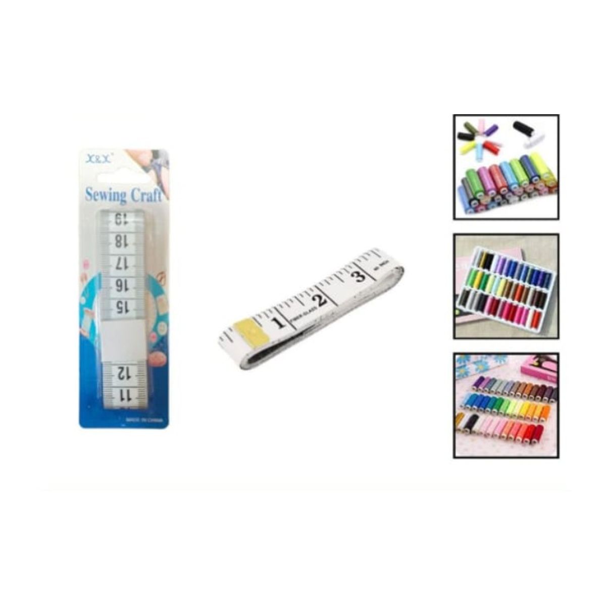 GENERICO - Set 3 Cintas Metricas Para Costura