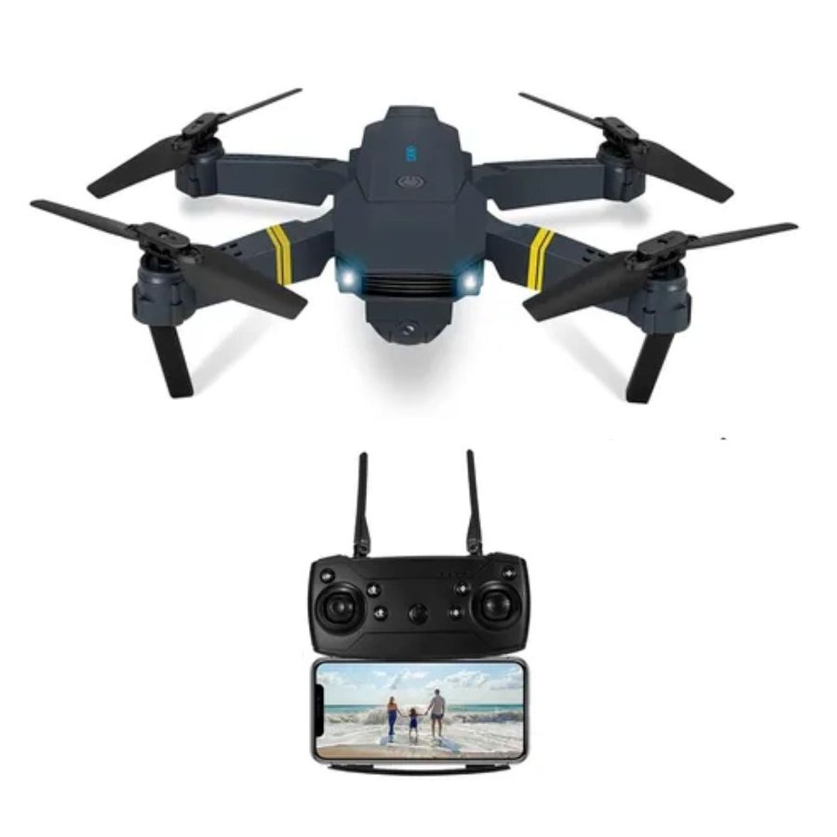 GENERICO - Drone 998Pro Cámara Dual 4k Wifi 24ghz Dos Cámaras