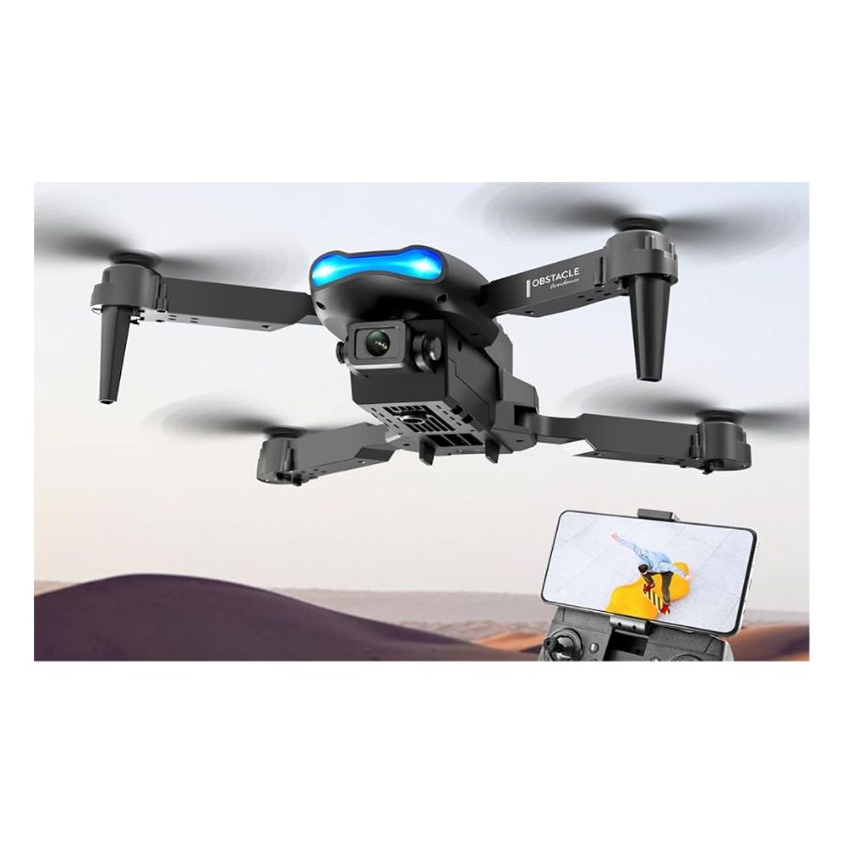 GENERICO - Dron Con Cámara Para Principiantes Y Adultos Negro