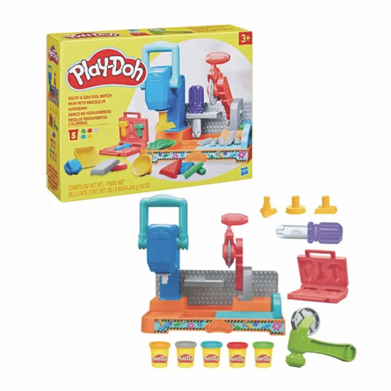 PLAY DOH - Play doh banco de herramientas coloridas