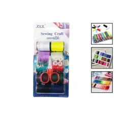GENERICO - Set Articulos Para Costura Tijera-Hilos-Botones