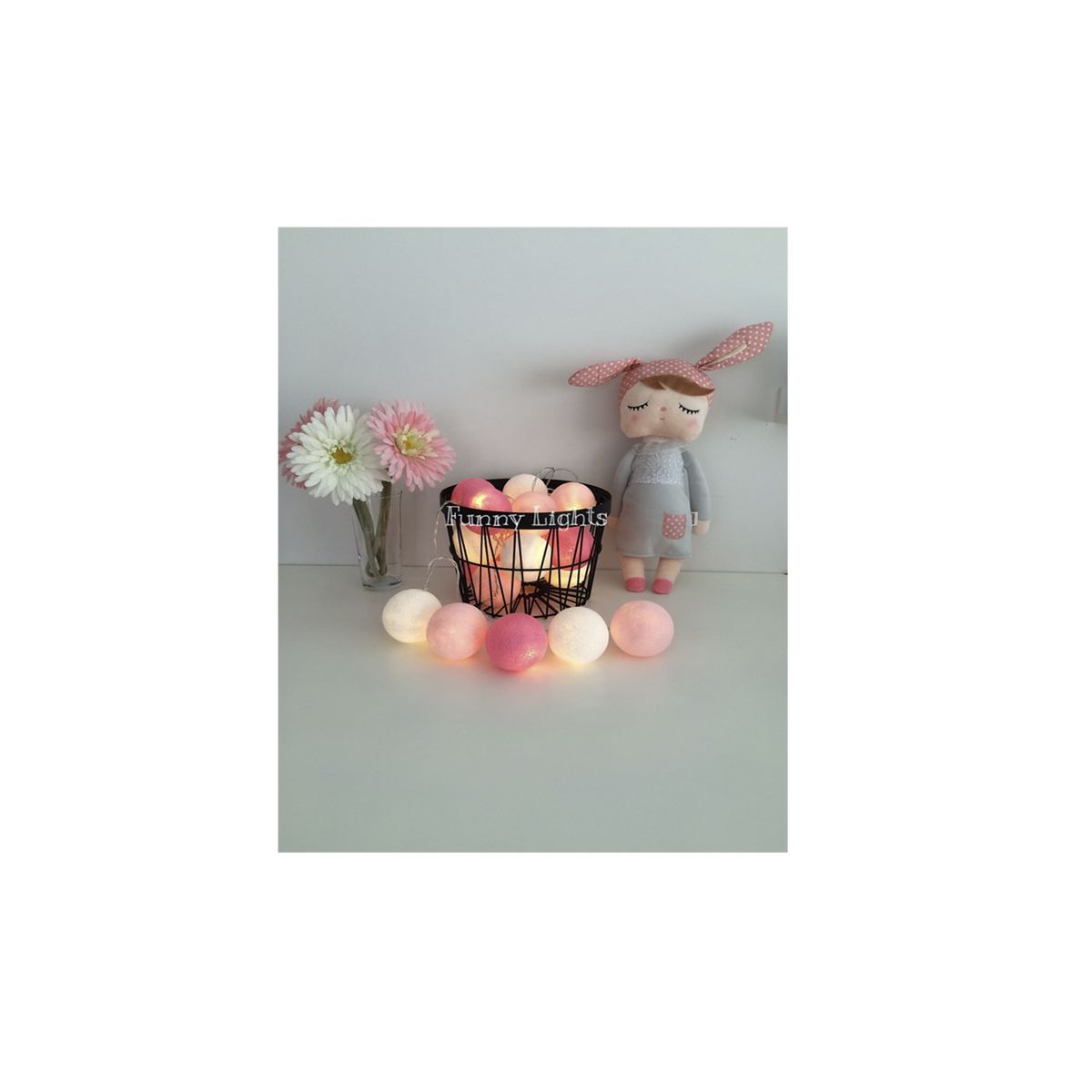 DOMA - Guirnalda 20 Led Pelotas Decorativas 3mts A Pila - Ps