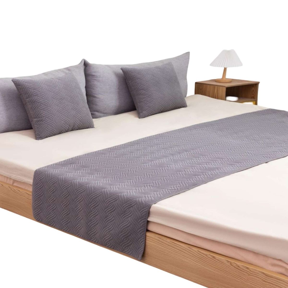 GENERICO - PIECERA MAS 2 FUNDAS ELEGANTE GRIS