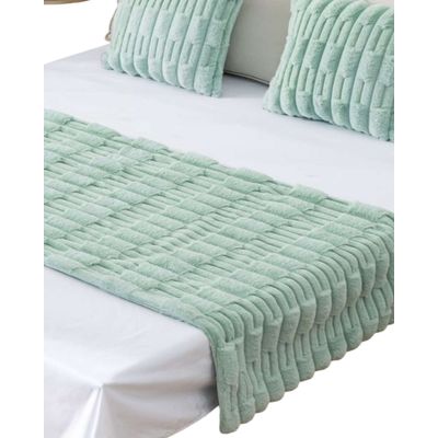 Imagen 2 del producto PIECERA MAS 2 FUNDAS DISEÑO BAMBU VERDE MENTA