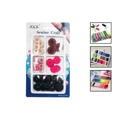 GENERICO - Set Articulos Para Costura Botones Diferentes Colores