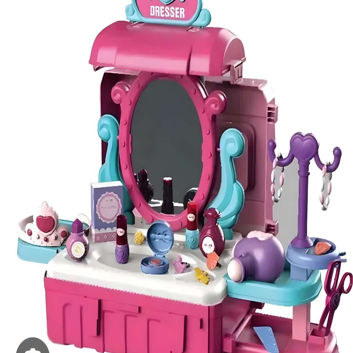 GENERICO - MALETIN COSMETICO 3 EN 1 ROSADO