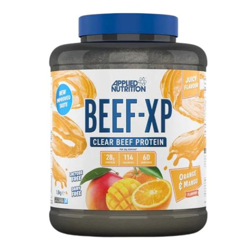APPLIED NUTRITION - Beef-XP Applied Nutrition 4 Libras 60 Servicios. ORANGE AND MANGO
