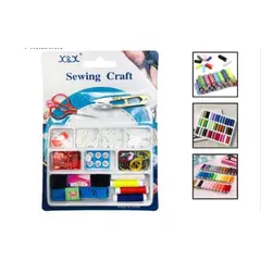GENERICO - Set Articulos Para Costura Botones -Hilos-Tijera-Cinta