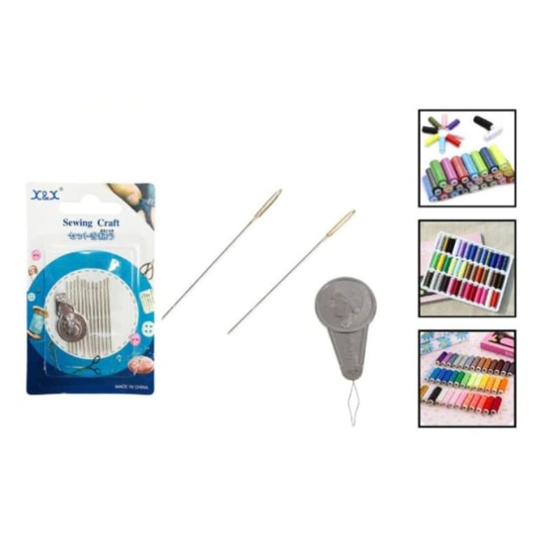 GENERICO - Set 36 Unidades De Pasador Aguja De Hilo Para Coser