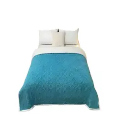 GENERICO - FRAZADAS KING TURQUESA 230x250 cm