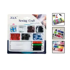GENERICO - Set Articulos Para Costura Botones -Hilos Para Coser