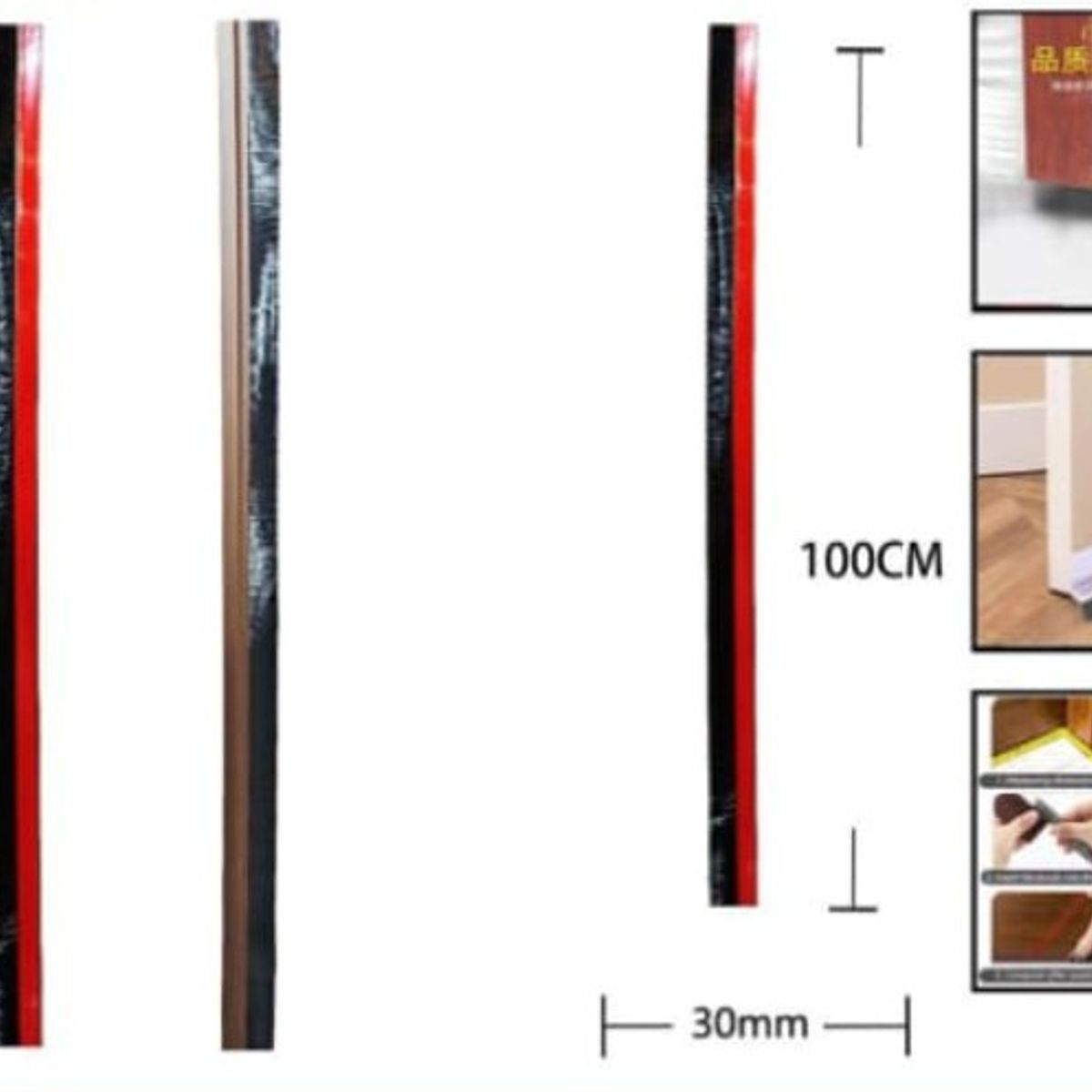 GENERICO - Tira De Costura De Puerta 100X30Cm