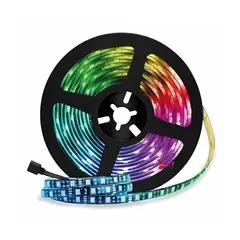 TECNOLAB - Tira Led 5mts Rgb 5050 Con Bluetooth Conexión Celular - Ps