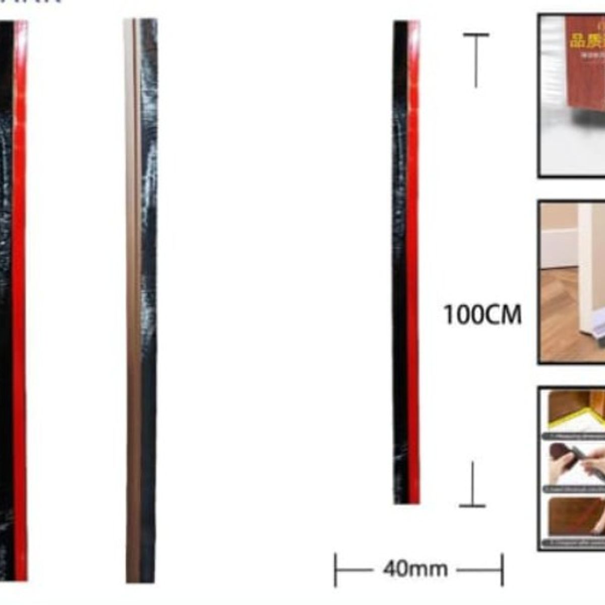 GENERICO - Tira De Costura De Puerta 100X40Cm