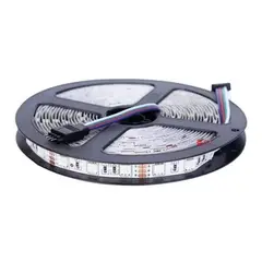 TECNOLAB - Tira Led De 5mts Rgb 5050 Impermeable Con Control - Ps