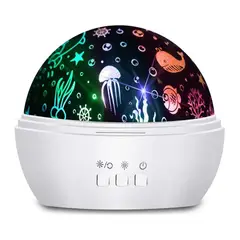 DBLUE - Lámpara Espanta Cuco Estrellas Y Animales Marinos - Ps