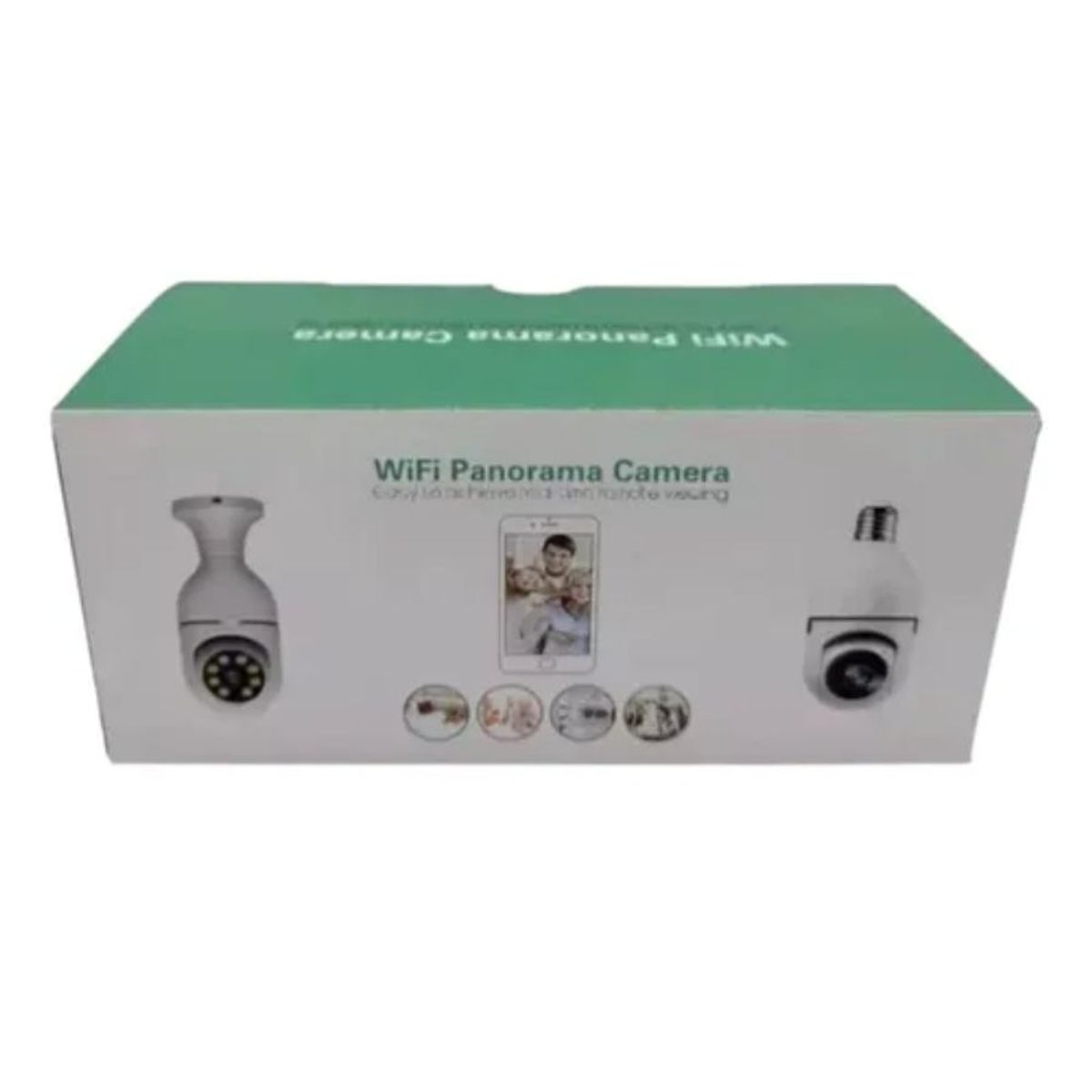 GENERICO - Cámara Seguridad Foco Wifi Y Rotación 360° Hd Night Vision