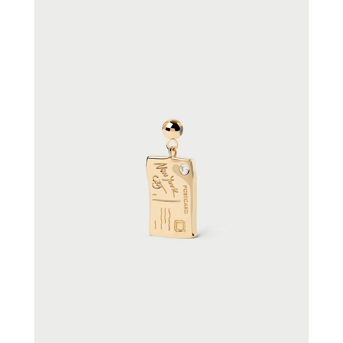 PDPAOLA - Charm de postal de Nueva York PDPAOLA