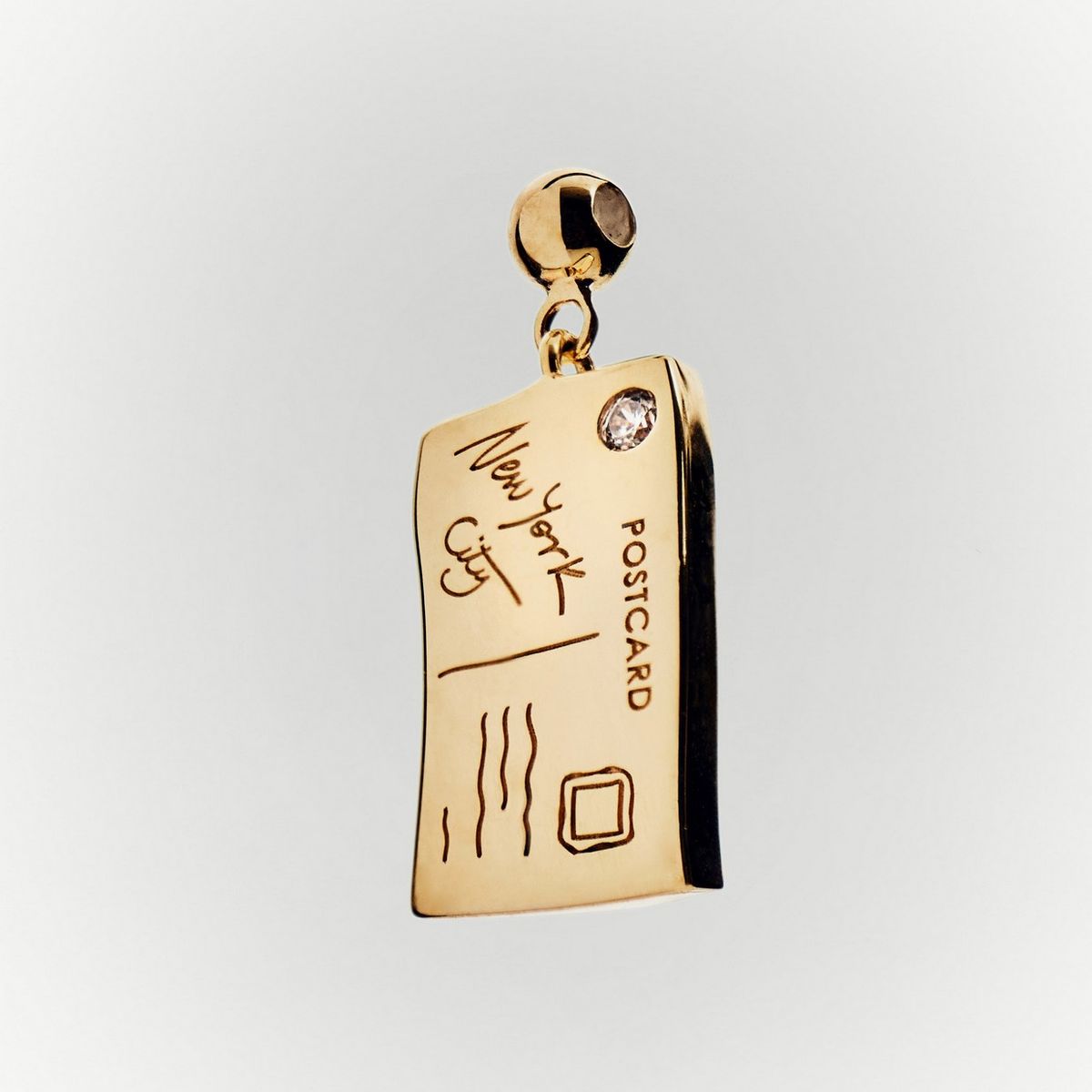 PDPAOLA - Charm de postal de Nueva York PDPAOLA