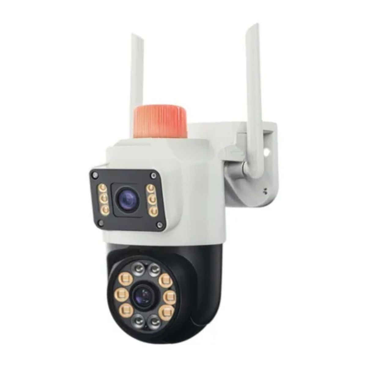 GENERICO - Cámara De Seguridad Wifi Sirena Doble Exterior Nocturna