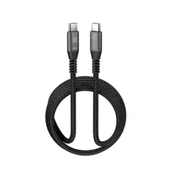 KLIPXTREME - Klip Xtreme Cable USB-C 3 m 60W Carga Rápida Trenzado Negro