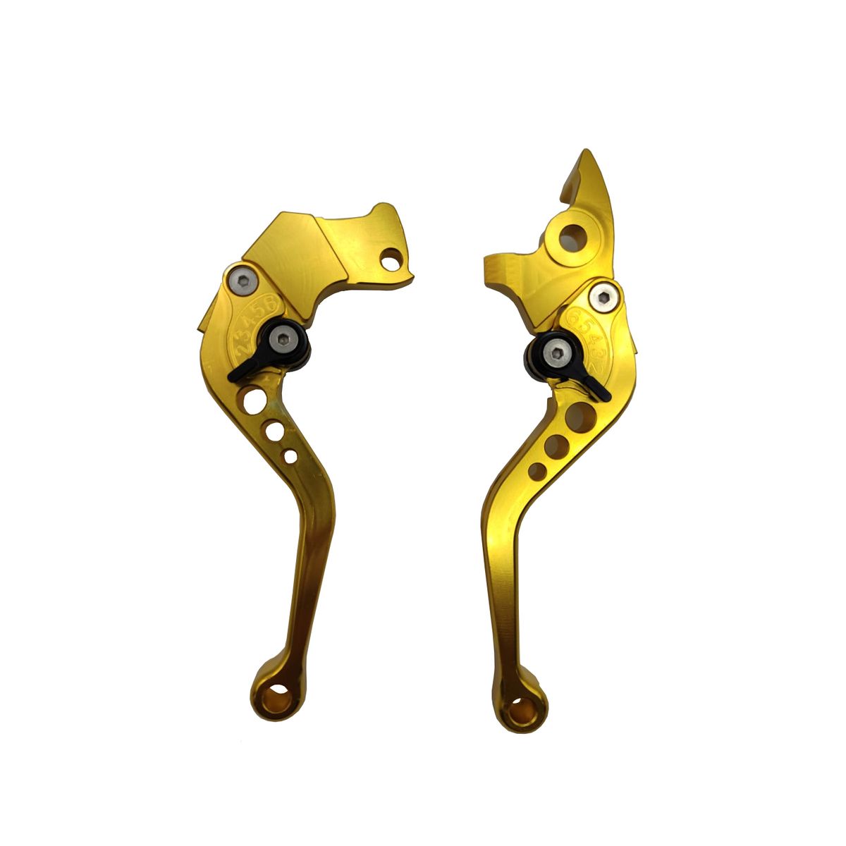 PUNTO STORE - Manillas Para Frenos y Embrague Aluminio Para Moto Dorado - PS