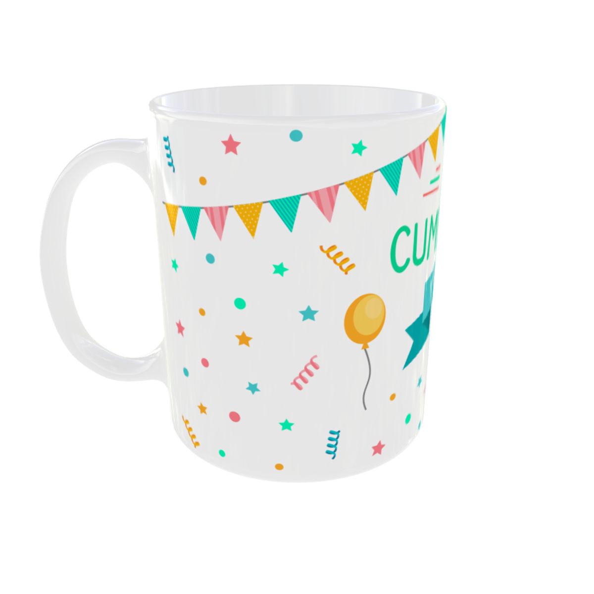 GENERICO - Taza Feliz Cumpleaño Diseño Feliz Cumpleaños Mamita