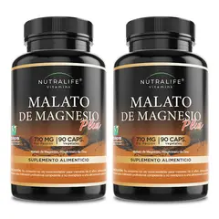 NUTRALIFE - Malato de Magnesio Plus + Bisglicinato de Zinc Lf 2x90 Caps