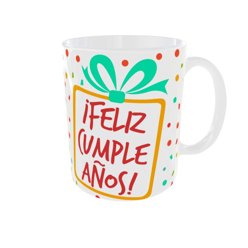 GENERICO - Taza Feliz Cumpleaños Diseño Feliz Cumpleaños pide un deseo