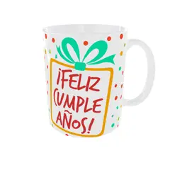 GENERICO - Taza Feliz Cumpleaños Diseño Feliz Cumpleaños pide un deseo