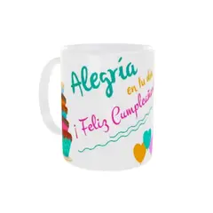 GENERICO - Taza Feliz Cumpleaño Diseño Alegria en tu cumpleaños