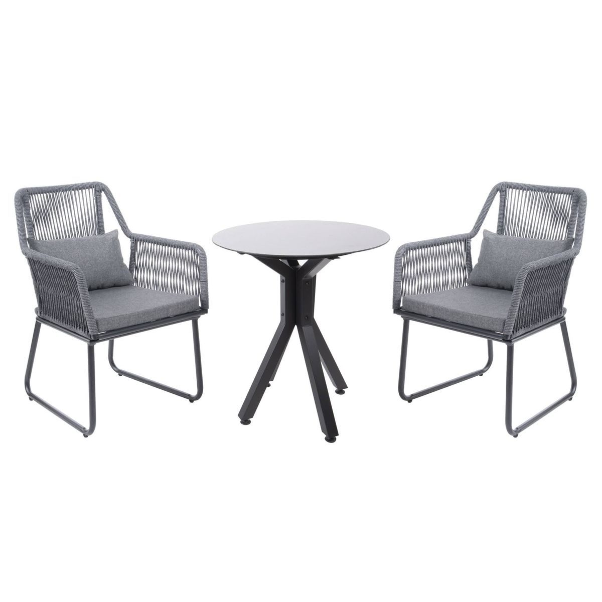 WHITE MARKET - Set de Terrazas Manaos para 2 personas exterior con filtro UV