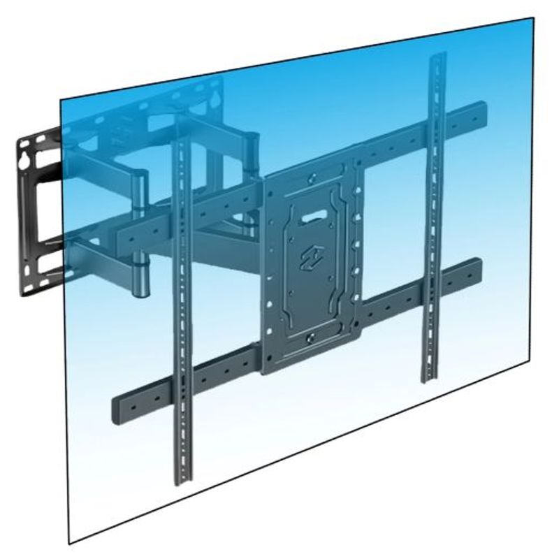 GENERICO - Soporte Brazo  de Television de 45 a100 Pulgadas 75 Kilos