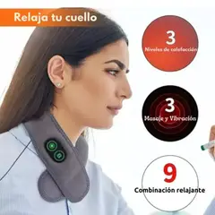 MOVI - MASAJEADOR Y CALENTADOR DE CUELLO, 2 EN 1